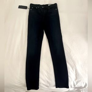 Rag & Bone Nina High-Rise Skinny Ankle Jeans, Size 26